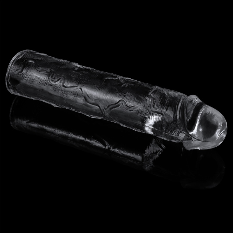 LoveToy Gaine de pénis Flawless 19 x 4cm Transparente